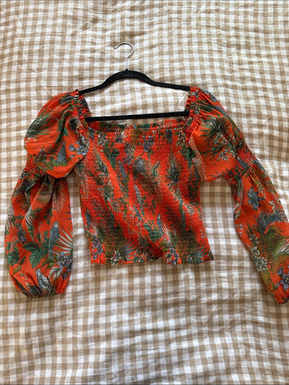 L’Agence Tropical Print Top